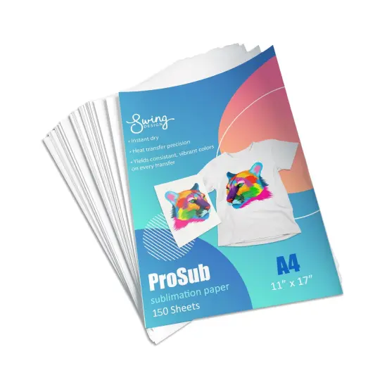 ProSub Premium Sublimation Heat Transfer Paper 11" x 17" for Epson, Sawgrass - 150 Sheets {3}