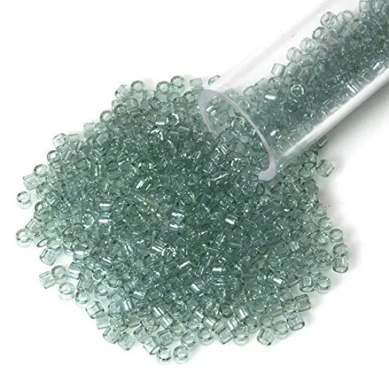 Miyuki Delica Seed Bead 11/0 Aqua Glazed Luster Light Green {1}