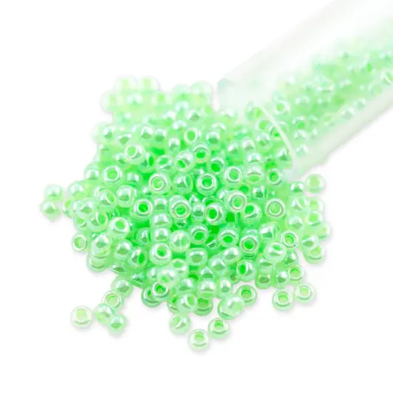Miyuki Round Rocaille Seed Bead 11/0 Ceylon Light Green {1}