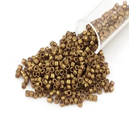 Miyuki Delica Seed Bead 11/0 Metallic Light Brown {3}