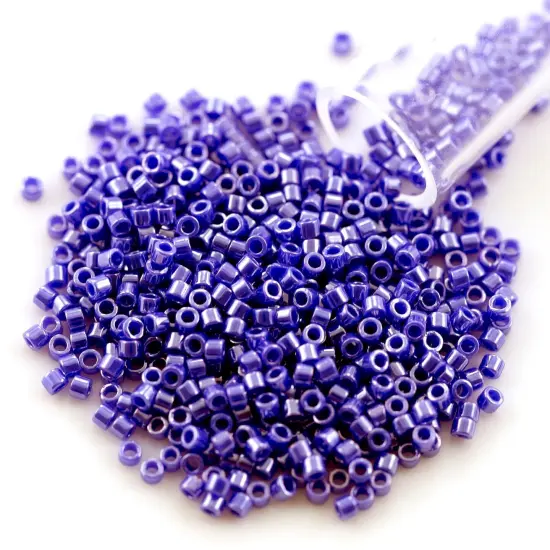 Miyuki Delica Seed Bead 11/0 Dark Lapis Luster Opaque {1}