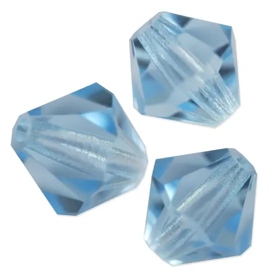 Preciosa Crystal Bicone Bead 3mm Aqua Bohemica (Package of 50) {1}
