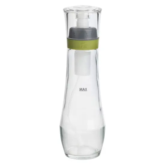 Trudeau Oil Spray Bottle, Glass, Plug-Free Filter for Baking Grilling, 10 oz {1}