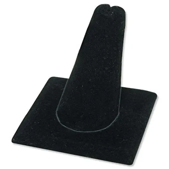 Black Finger Ring Jewelry Display {1}