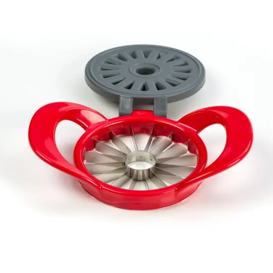 PrepWorks by Progressive Dishwasher Safe 16-Slice Thin Apple Slicer and Corer with Attached Safety Cover {3}