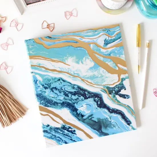 bloom daily planners 1" Ring Binder, 10" x 11.5", Geode {2}