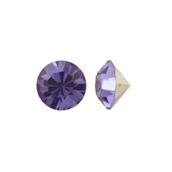 Preciosa Crystal Maxima Chaton 5.25mm (SS24) Tanzanite (Package of 50) {1}