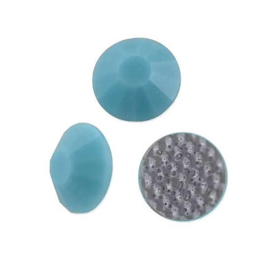 Preciosa Crystal VIVA12 Hotfix Rhinestone 3mm (SS12) Turquoise (Package of 50) {1}