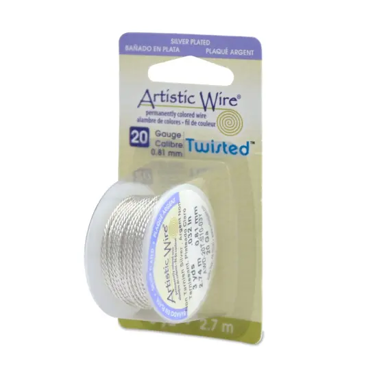 Artist Wire Twisted - 18 20 22 24 Gauge Textured Tarnish Resistant Colored Copper Wire for Jewelry Making, Wire Wrapping Rings, Bracelet and Necklace {1}