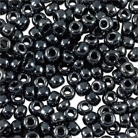 Miyuki Round Rocaille Seed Bead 11/0 Metallic Gunmetal Grey {6}