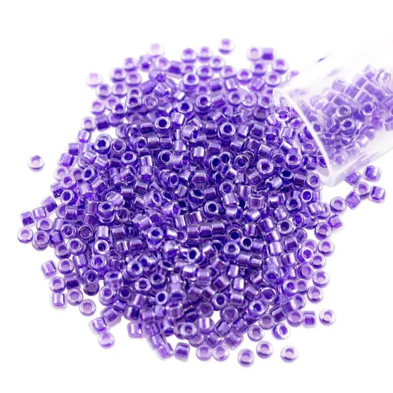 Miyuki Delica Seed Bead 11/0 Color Lined Purple {1}