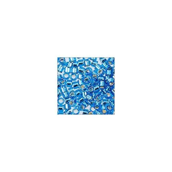 Miyuki Delica Seed Bead 11/0 Silver Lined Capri Blue {5}