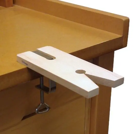 Bench Pin V-Slot w/Clamp {2}