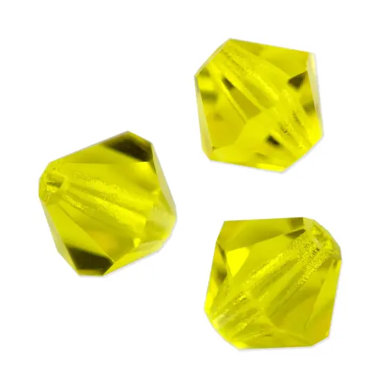 Preciosa Crystal Bicone Bead 6mm Citrine (Package of 40) {1}