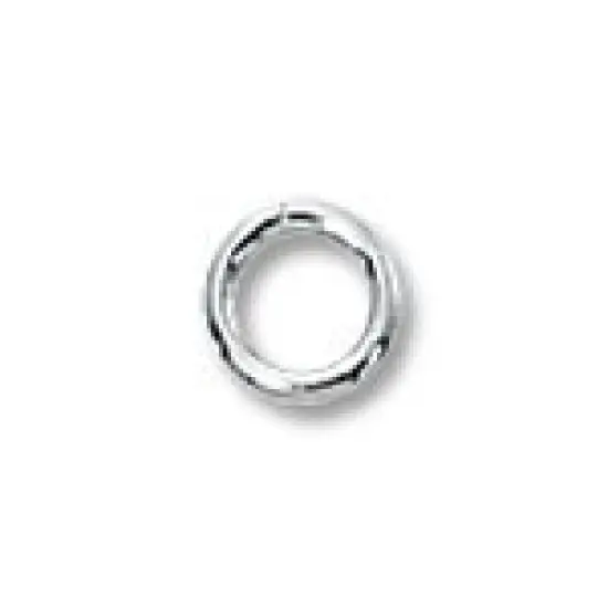 Jump Ring Round Closed 4mm Sterling Silver (1-Pc) {1}