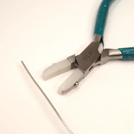 Flat Jaw Nylon Plier w/glitter Handle - PLR-255.30G {5}