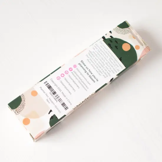 bloom daily planners Planner Pen, Green Modern Abstract {5}