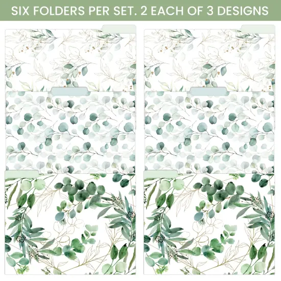bloom daily planners File Folder Set, Eucalyptus {3}