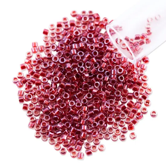 Miyuki Delica Seed Bead 11/0 Color Lined Raspberry {1}