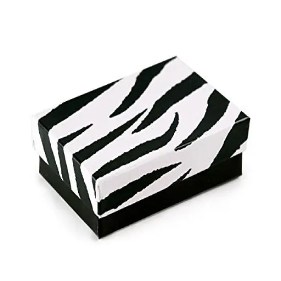 Zebra Print Jewelry Box #32 (Case of 100) {1}