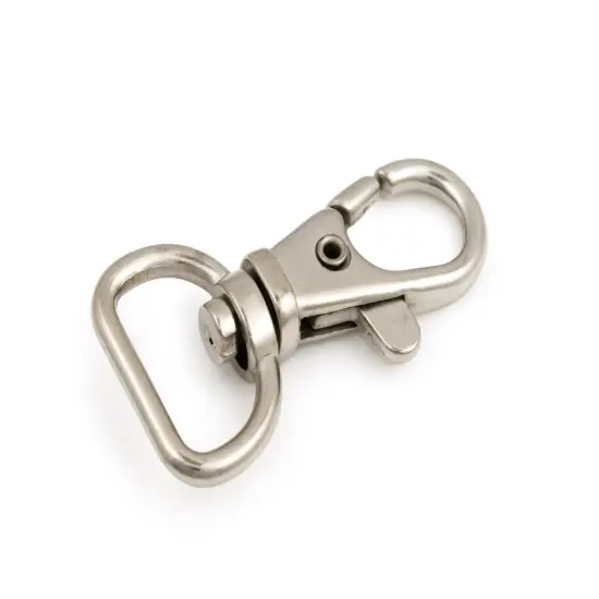 Badge I.D. Swivel Clip Lanyard Silver Color {2}