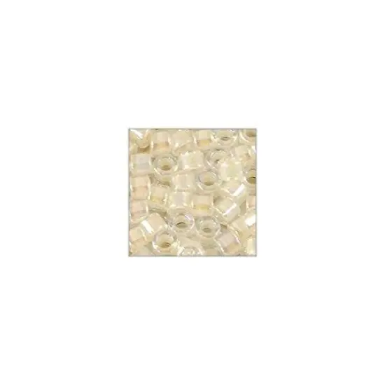 Miyuki Delica Seed Bead 11/0 Transparent Cream AB {6}