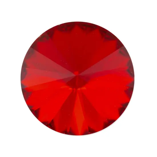 Preciosa Crystal Maxima 12mm Light Siam Rivoli (Package of 1) {1}