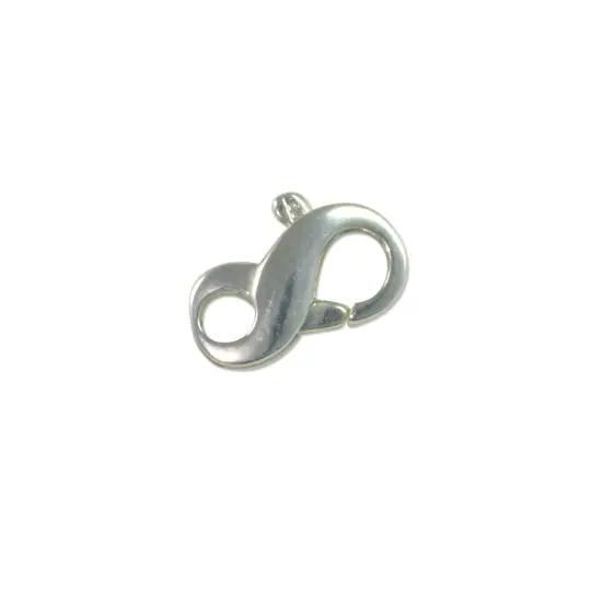 Infinity Lobster Clasp 6x9mm Sterling Silver (1-Piece) {1}