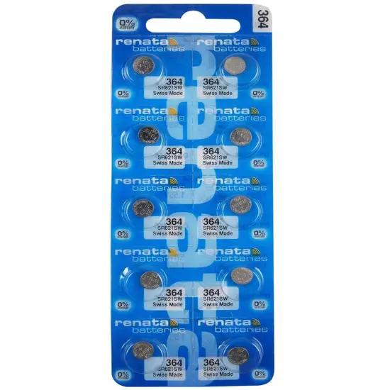 #364 Renata Watch Batteries 10Pcs {1}