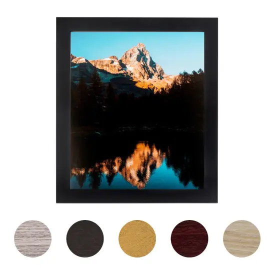 ArtToFrames 14x14 Inch Picture Frame, This 1.25 Inch Custom MDF Poster Frame is Available in Multiple Colors, Great for Your Art or Photos - Comes with Regular Glass andFoam Backing 3/16 inch (V-FRBW26-14x14) {7}