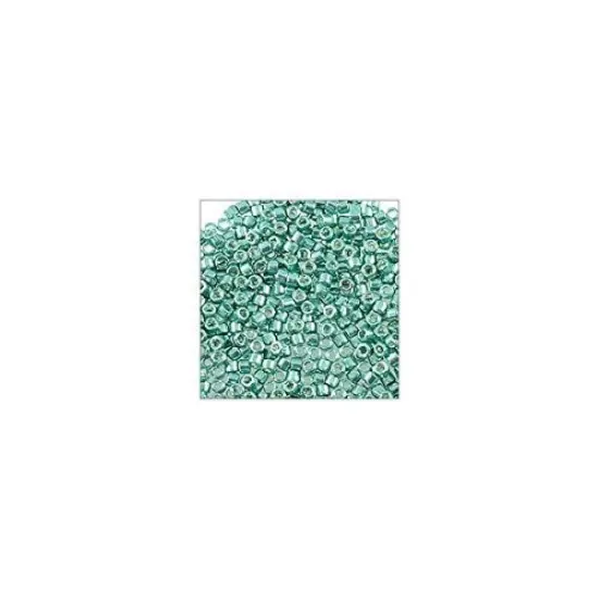 Miyuki Delica Seed Bead 11/0 Galvanized Light Teal {3}