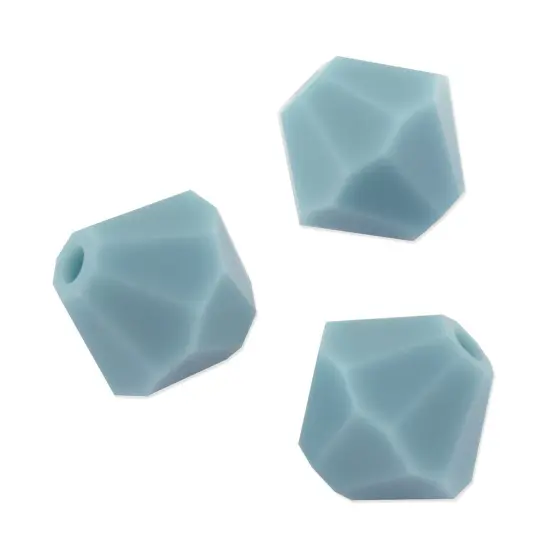 Preciosa Crystal Bicone Bead 6mm Turquoise (Package of 40) {1}