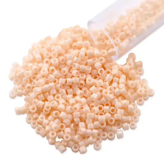 Miyuki Delica Seed Bead 11/0 Opaque Peach Sorbet {1}
