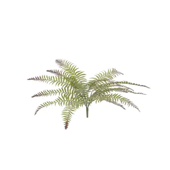 12-Pack: UV Frost River Fern Bush with 15 Leaves, 22" Wide, Floral Home by Artificial Flowers {1}