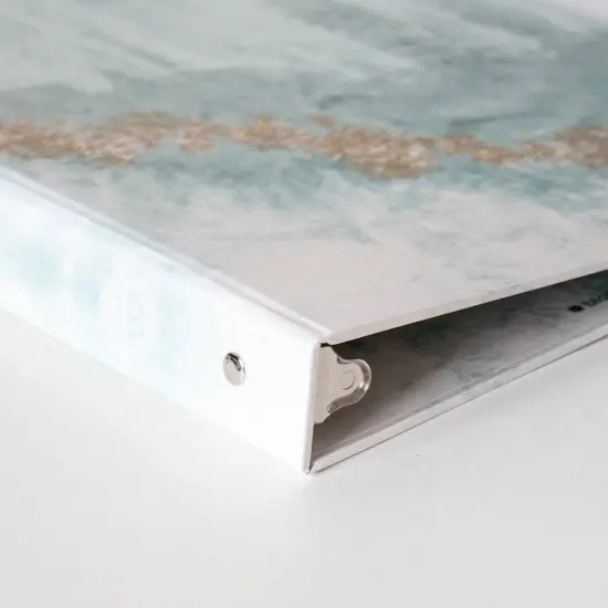 bloom daily planners 1" Ring Binder, 10" x 11.5", Blue Crystal {2}