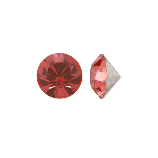 Preciosa Crystal Maxima Chaton 4mm (SS16) Padparadscha (Package of 50) {1}