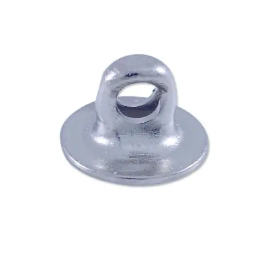 JewelrySupply Up Eyes 5mm Silver Color (10-Pcs) {1}