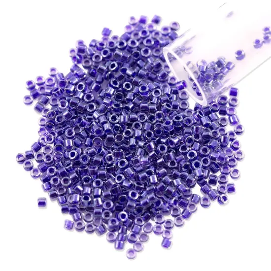Miyuki Delica Seed Bead 11/0 Color Lined Dark Purple {1}