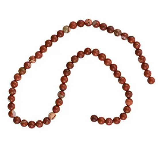 JewelrySupply Red Jasper Round Beads 6mm (16" Strand) {1}