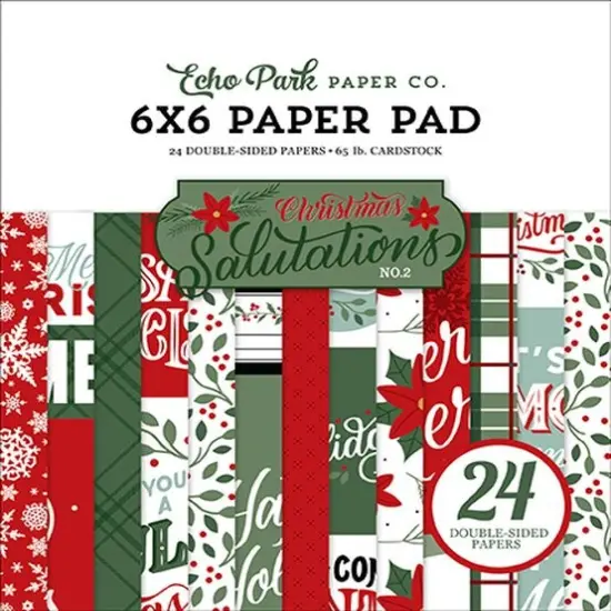 Echo Park Christmas Salutations No. 2 6x6 Paper Pad {1}
