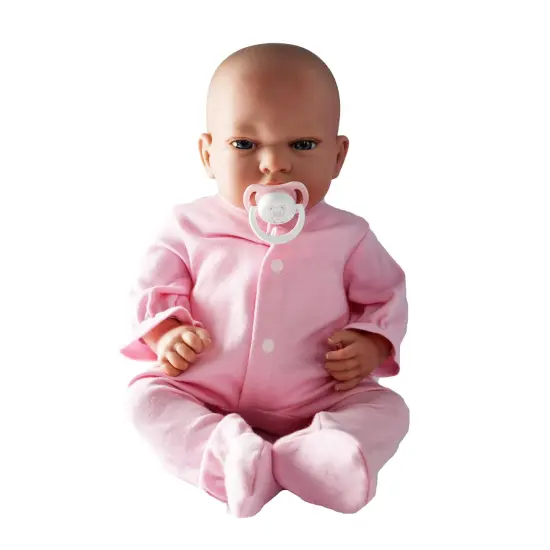 Pink Romper Fits 15-18 Inch Baby Dolls- Baby Doll Clothes {1}