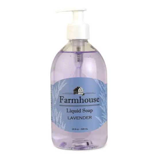 Farmhouse All Natural Liquid Soap, Lavender Mild Nourishing Vitamins 16.9 Oz {1}