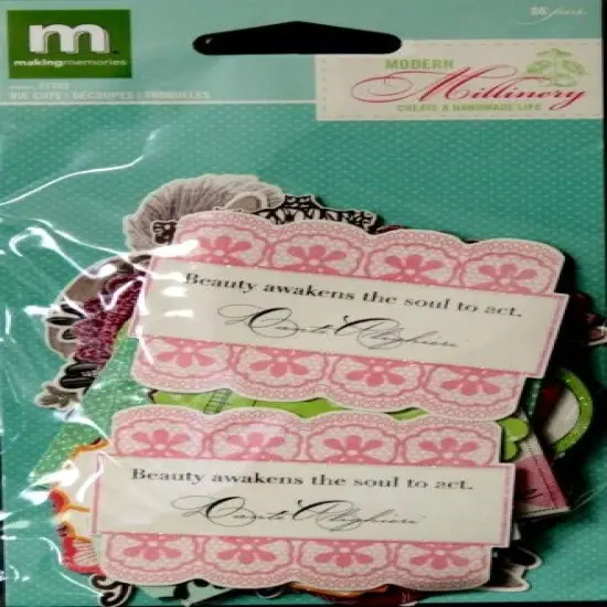Making Memories Modern Millinery Die-Cut Accents Embellishments {1}