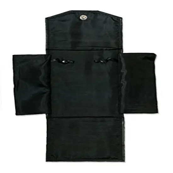 Pearl Folder Black Leatherette 6" x 8-1/4" {2}