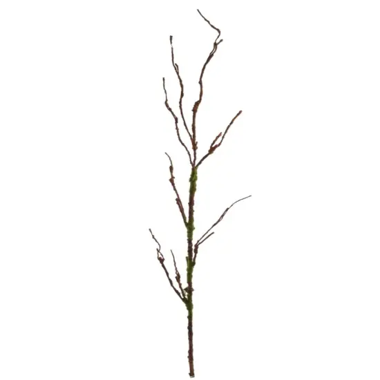 Natural Brown Twig Branch with Moss - 24-Pack, Lifelike Rustic D&eacute;cor, Perfect for Floral Arrangements, Events & Home Displays - Ideal for All Seasons, Floral Home by Artificial Flowers {1}
