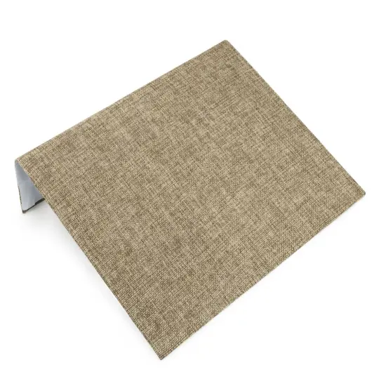 Wide Burlap Bracelet Ramp Jewelry Display {1}