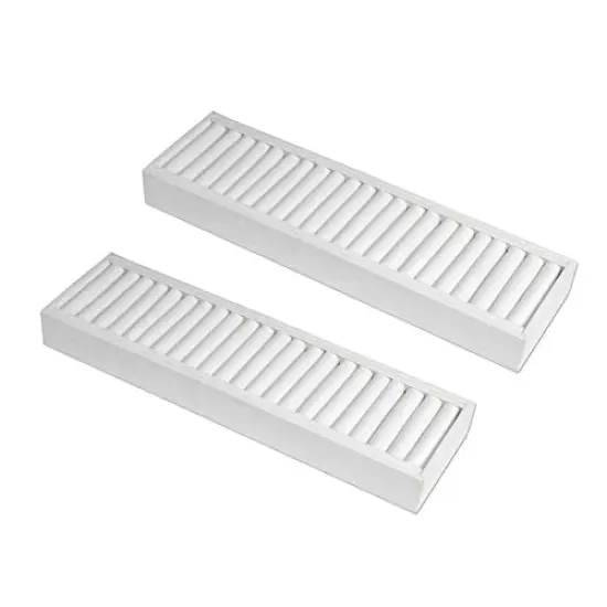 Bangle Bracelet and Ring Jewelry Display Tray 21 Slots White (Pack of 2) {1}