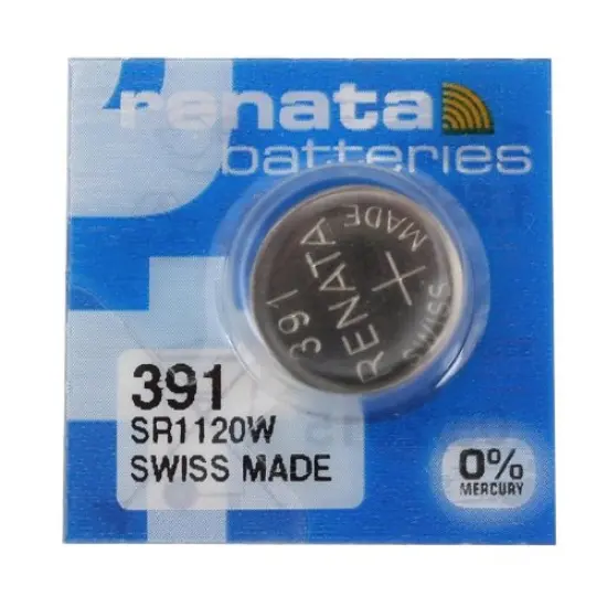 Renata 391 Watch Battery 1.55V Sr1120W {1}