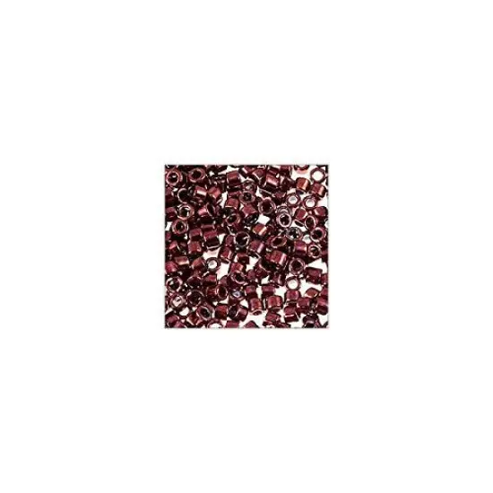 Miyuki Delica Seed Bead 11/0 Metallic Raspberry {2}