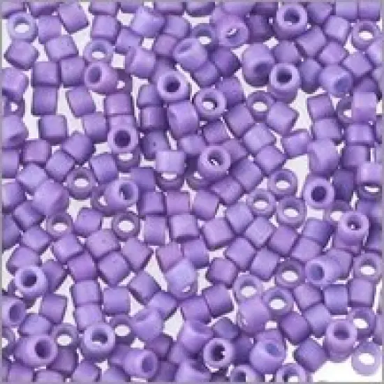 Miyuki Delica Seed Bead 11/0 Matte Dark Violet Opaque {2}